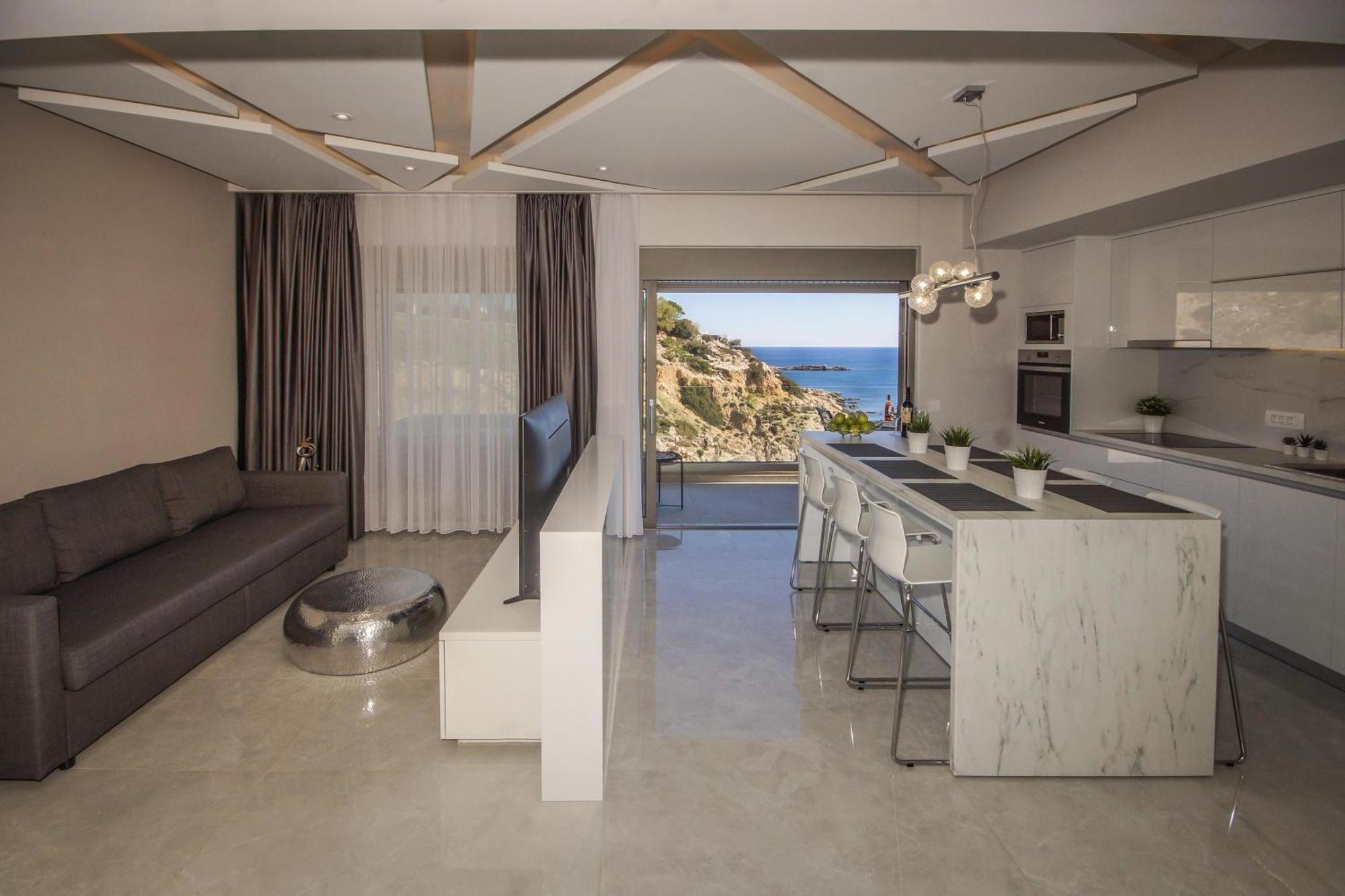 Aquamarine Luxury Suites 阿彻奇洛斯 外观 照片