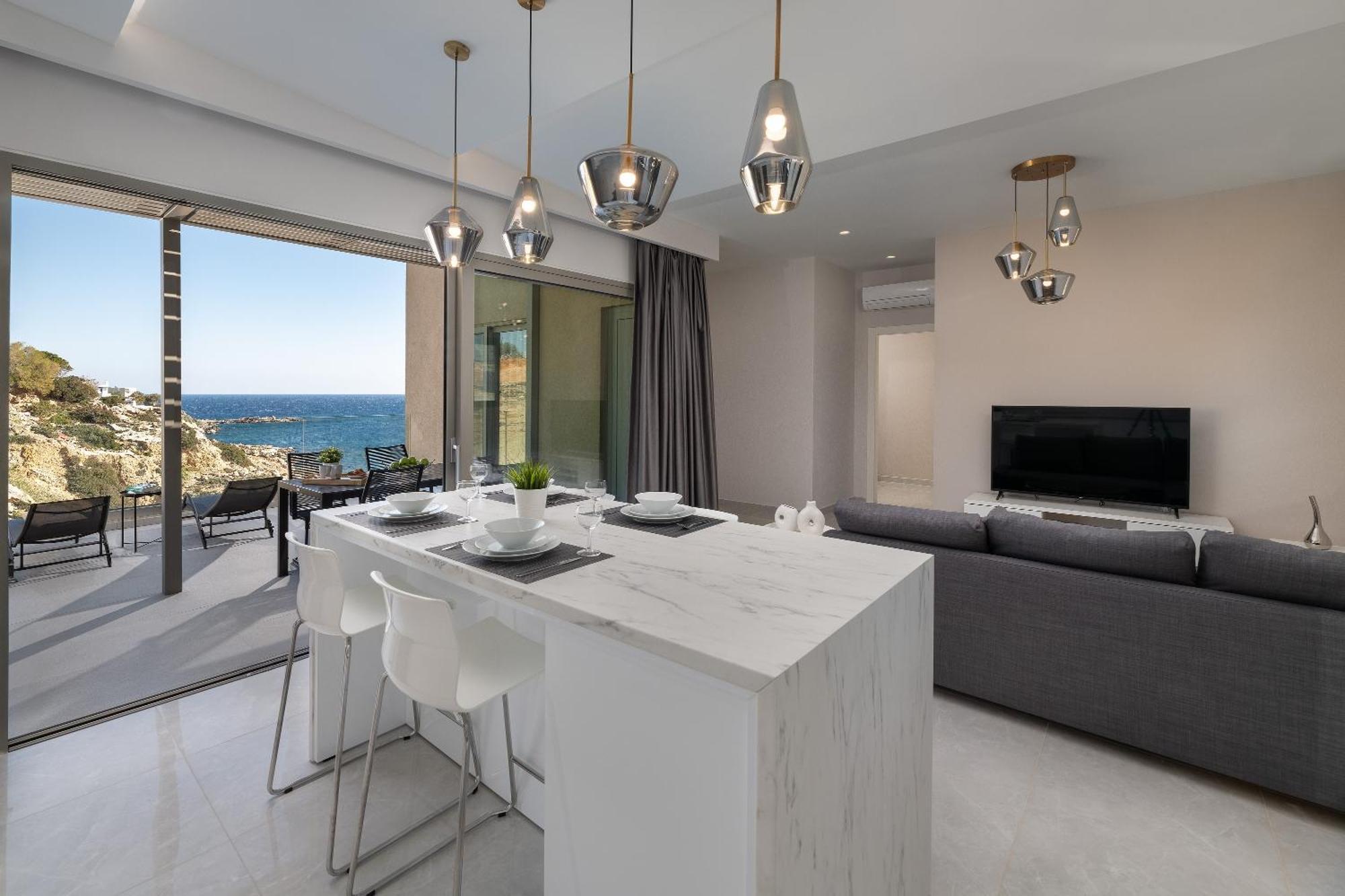 Aquamarine Luxury Suites 阿彻奇洛斯 外观 照片